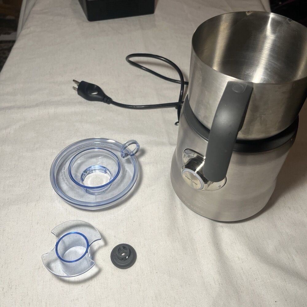 Breville Milk Cafe Frother Cappuccino Lid & 1 Disc BMF600XL Stainless Steel